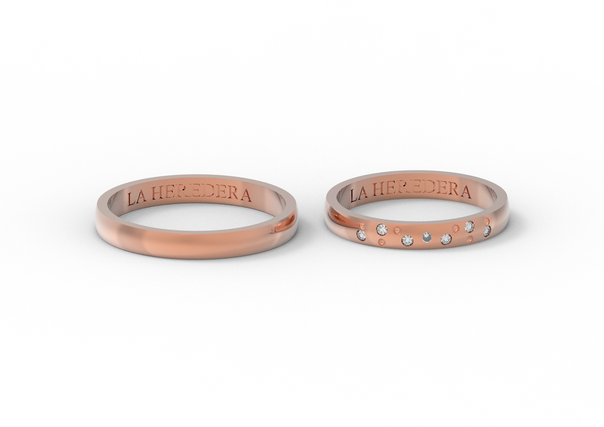 Detalle del grabado del anillo Aurelia